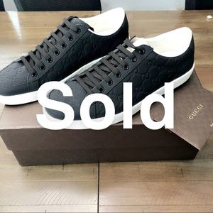 Gucci Brooklyn Rubberized Leather Guccissima